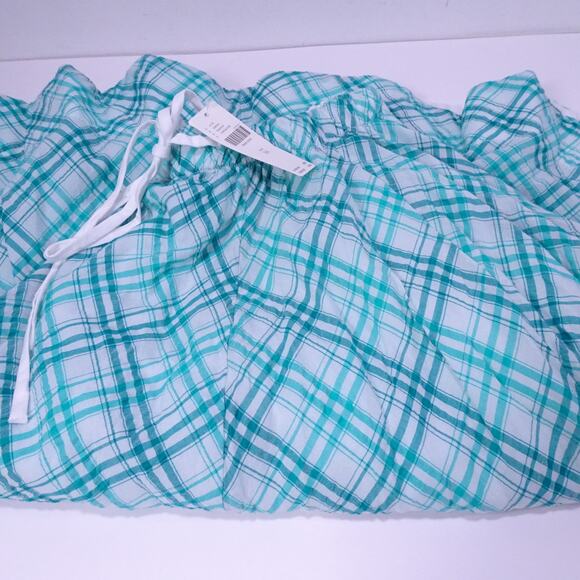 Anthropologie Women's Maeve  a-line cotton midi skirt Turq XS NWT 148 - Picture 7 of 7